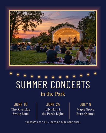 Portrait post size of Summer Concerts in the Park