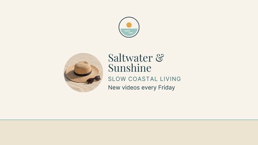 YouTube banner size of Saltwater and Sunshine