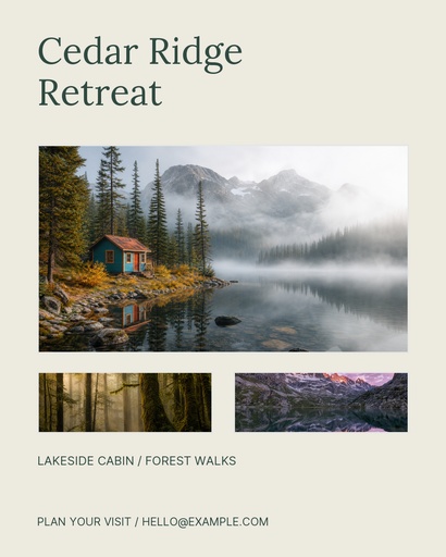 Portrait post size of The Cedar Ridge Retreat