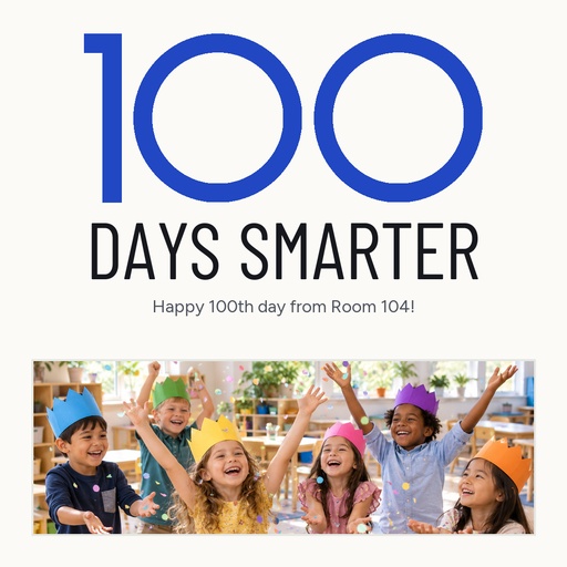 Square post size of 100 Days Smarter