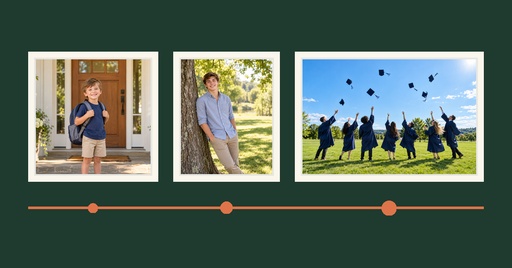 Event cover size of From Kindergarten to Cap and Gown