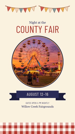 Story opener size of Night at the County Fair