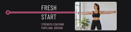 LinkedIn banner size of Fresh Start Fitness