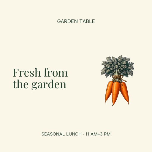 Square post size of Garden Table