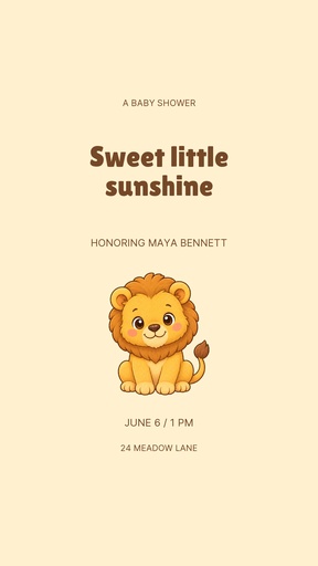 Story opener size of Sweet Little Sunshine