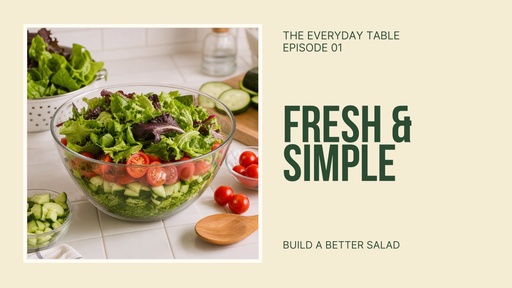 YouTube thumbnail size of The Everyday Table