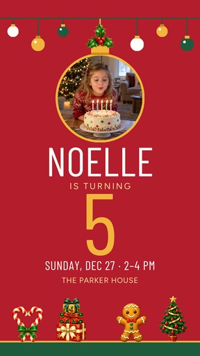 Story opener size of Holly Jolly Five