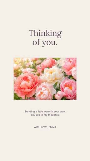Story opener size of Thinking of You Today