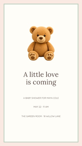 Story opener size of A Little Love Is Coming