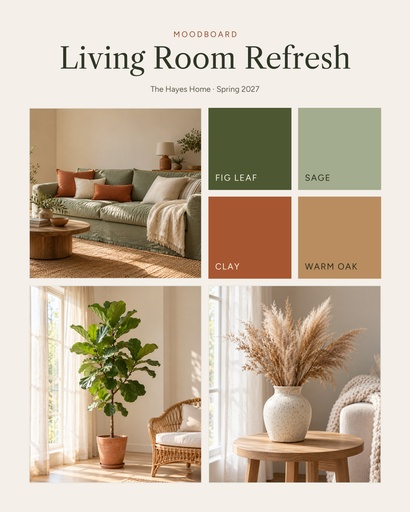 Memory page size of Living Room Refresh Moodboard