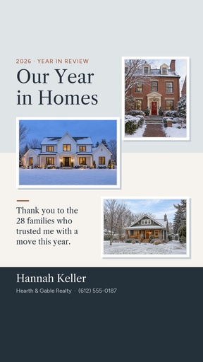 Story opener size of Our Year in Homes