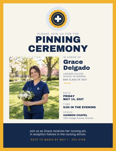 Letter flyer size of Pinned and Proud