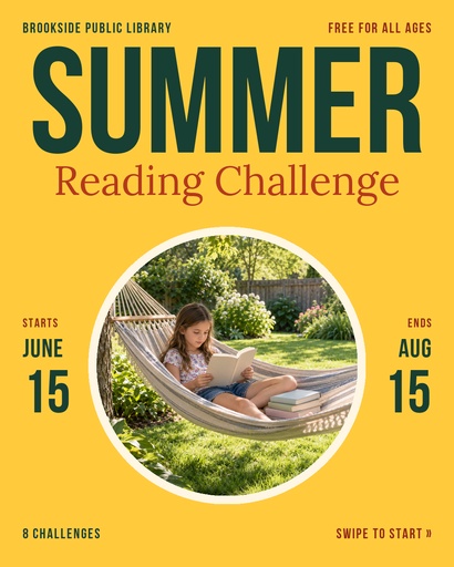 Carousel opener size of Summer Reading Challenge