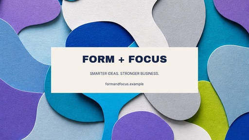 YouTube banner size of Form and Focus