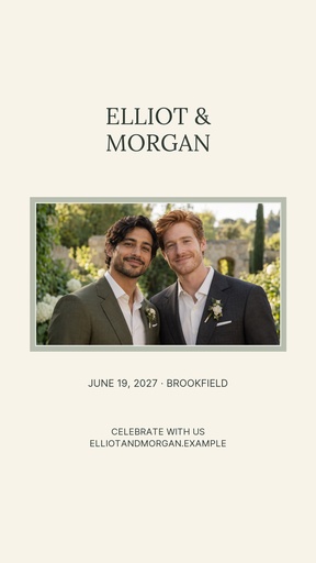 Story opener size of Garden Vows