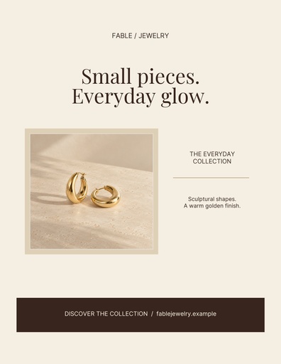 Letter flyer size of A Little Radiance