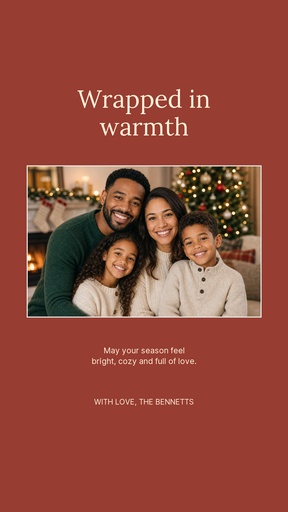Story opener size of Wrapped in Warmth