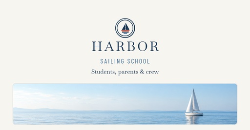 Group cover size of Harbor Sailing School
