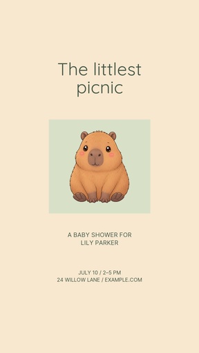 Story opener size of The Littlest Picnic