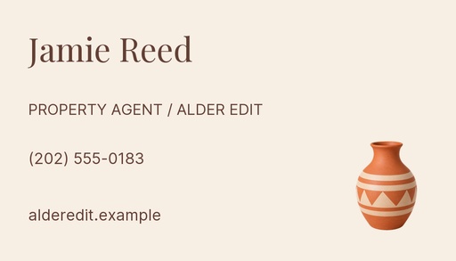 Agent contact card size of The Alder Edit