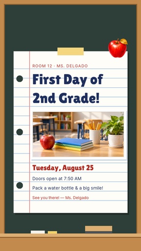 Story opener size of Back-to-School Reminders