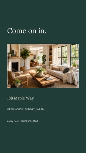 Open-house Story size of Room to Settle