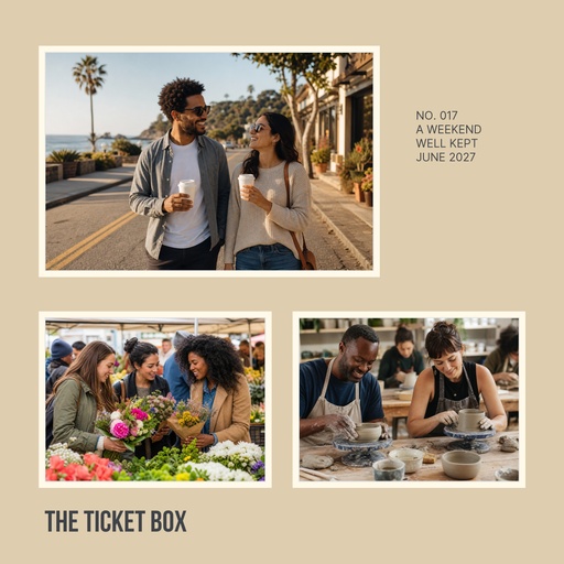 Square collage size of The Ticket Box