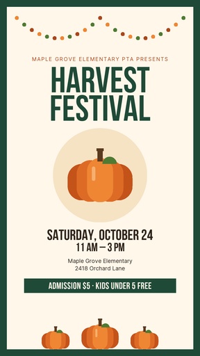 Story opener size of School Harvest Festival