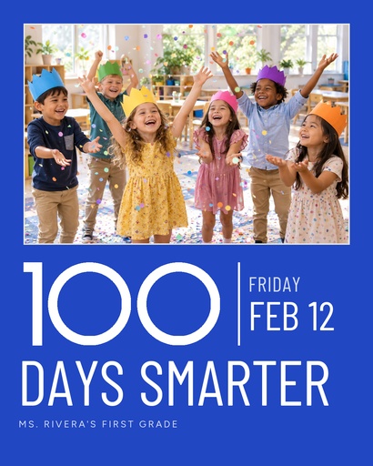 Portrait post size of 100 Days Smarter