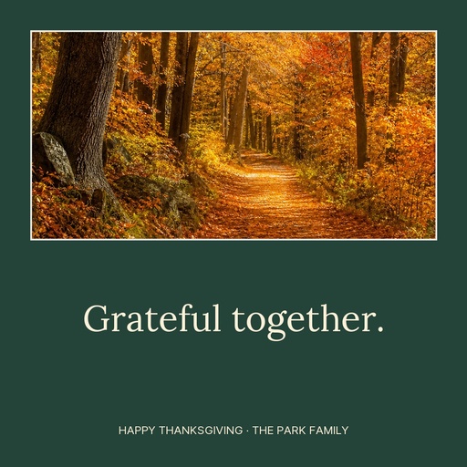 Square post size of Grateful Together