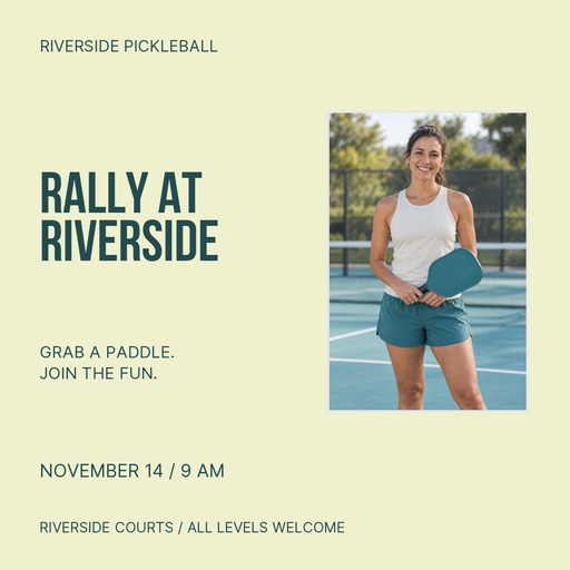 Square post size of Rally at Riverside