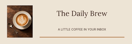 Email header size of The Daily Brew