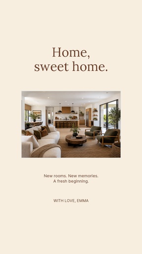 Story opener size of Cheers to Your New Home