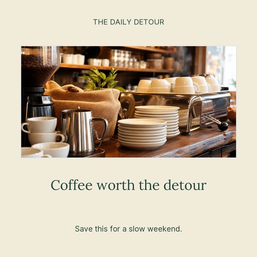 Square post size of The Coffee Detour