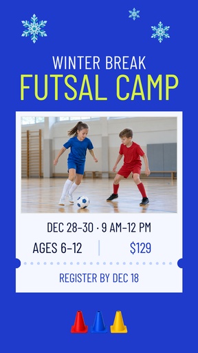 Story opener size of Winter Break Futsal Camp