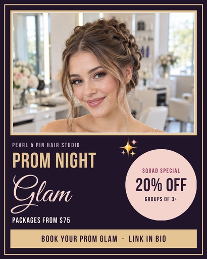 Portrait post size of Prom Night Glam