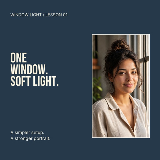 Square post size of Window Light Lessons