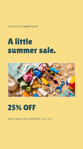 Story opener size of A Little Summer Sale