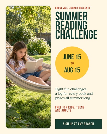 Portrait post size of Summer Reading Challenge