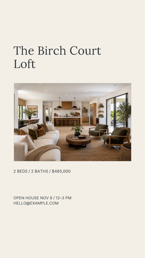 Story opener size of The Birch Court Loft