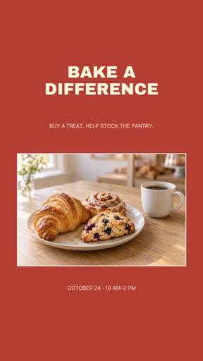 Story opener size of Bake a Difference
