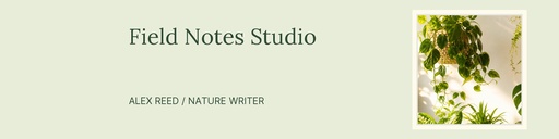 LinkedIn banner size of Field Notes Studio