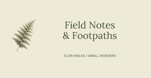 Group cover size of Field Notes and Footpaths