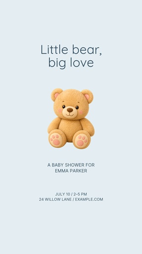 Story opener size of Little Bear, Big Love