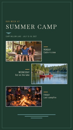 Story opener size of Our Week at Summer Camp
