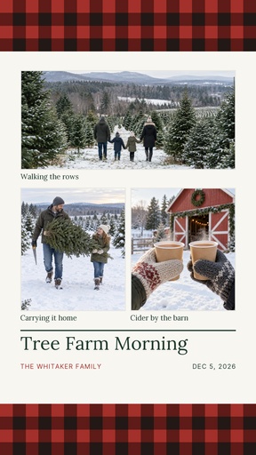 Story opener size of Our Tree Farm Morning