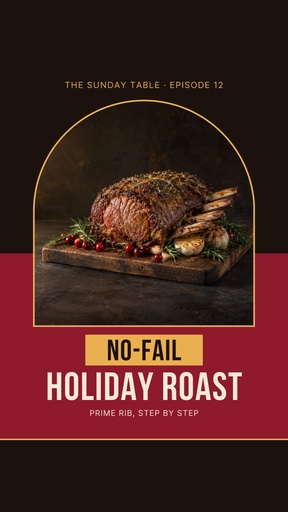 Static Reel cover size of The No-Fail Holiday Roast