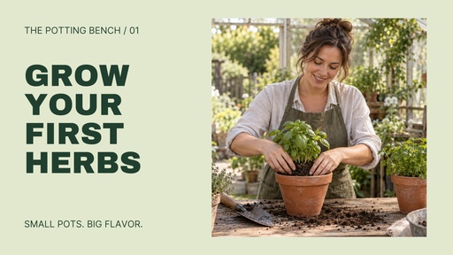 YouTube thumbnail size of The Potting Bench