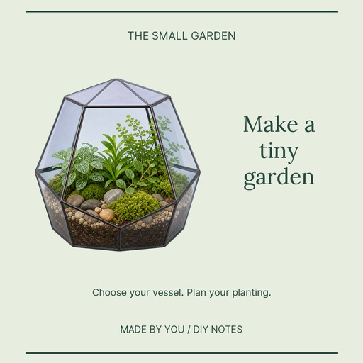 Square post size of A Tiny Garden Made by You