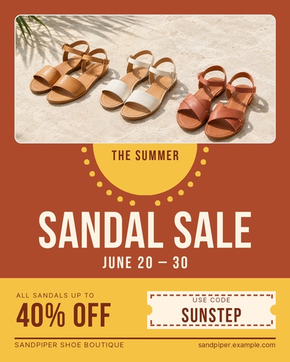 Portrait post size of The Summer Sandal Sale
